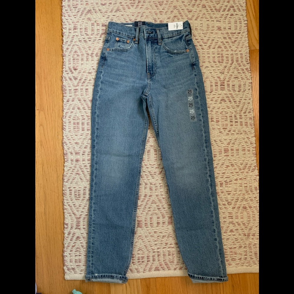 Sky high straight jeans